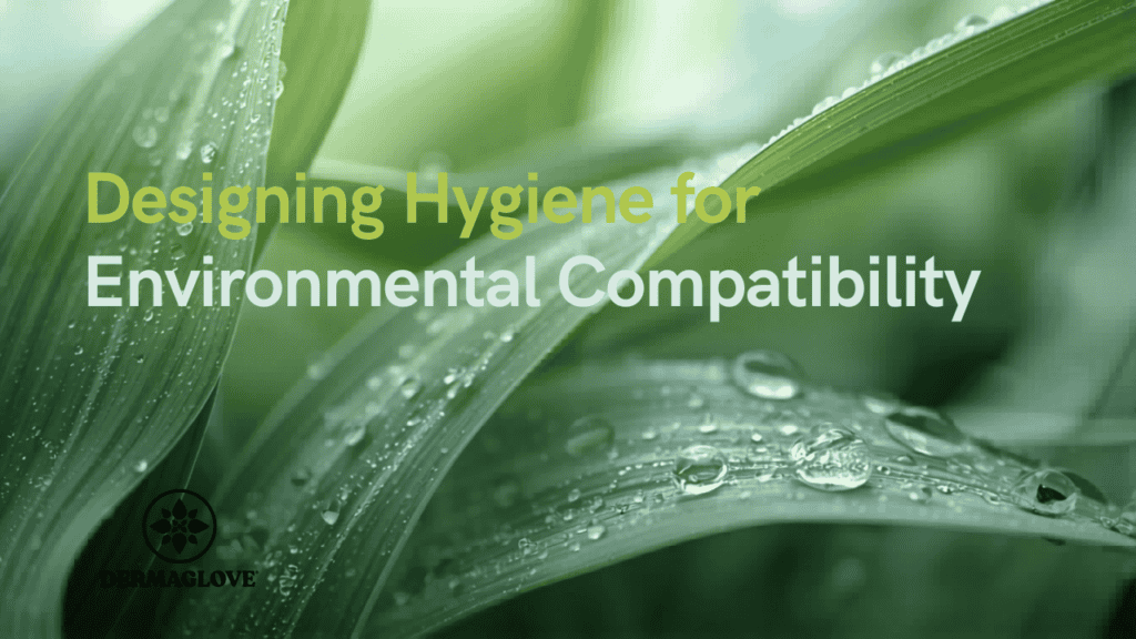 DERMAGLOVE makes the promise of designing hygiene products that limit the damage to the environment and our natural surroundings.