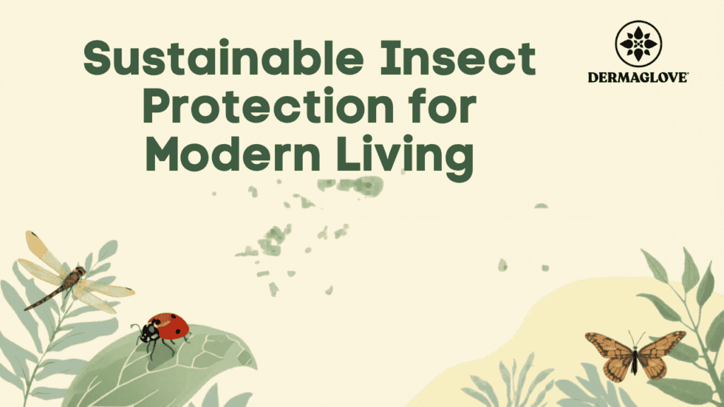 With sustainable insect protection we can still live a modern lifestyle without the worry of pesky insects and mosquitos.