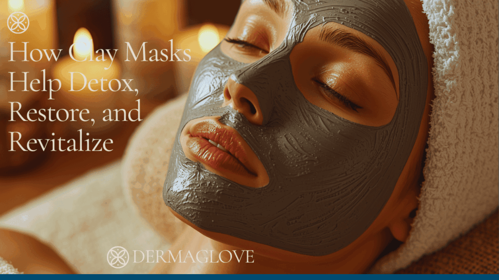 Adding DERMAGLOVE's Clay Mask to your daily routine can detox, restore, and repair your skin's natural tone.