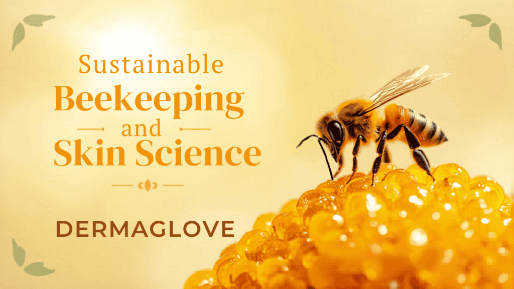 Sustainability of the bee population plays an important role in environmental sustainability. DERMAGLOVE develops holistic, organic products that not only protect the skin, but the environment.