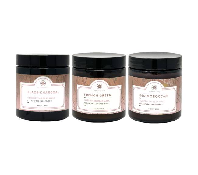 Clay Face Mask Trio